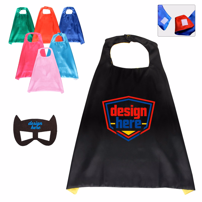 Deluxe Kids Superhero Costume Set with Cape and Mask