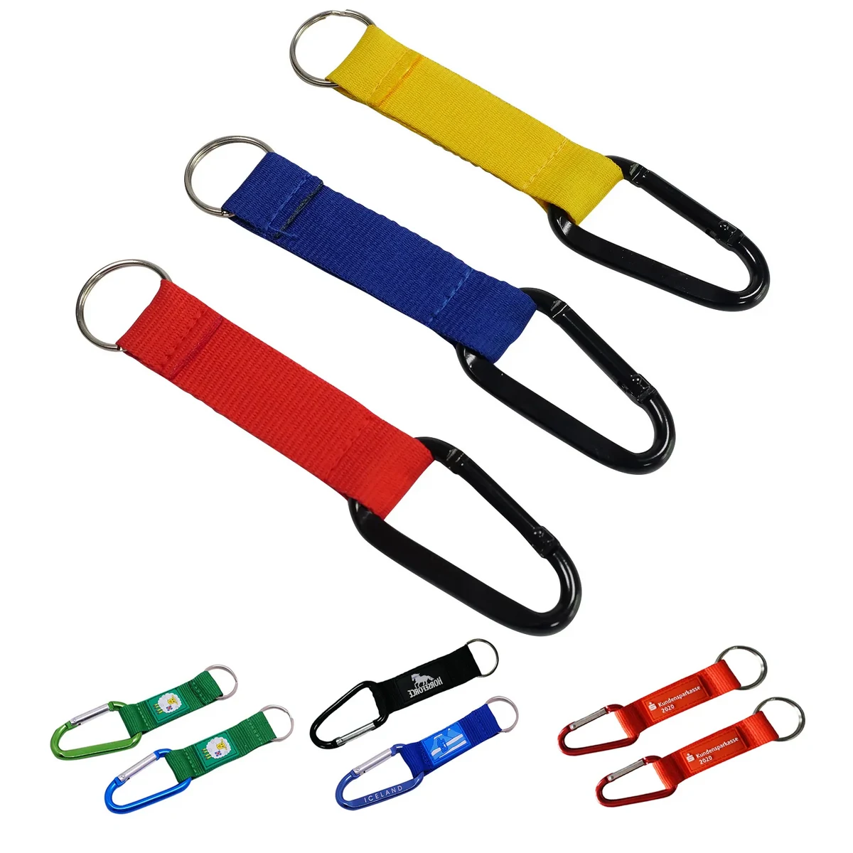 D Shape Heavy Duty Carabiners Clip Lock 1