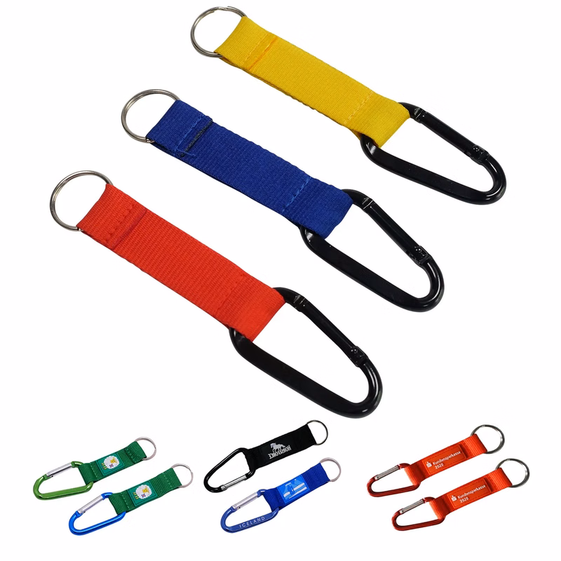 D Shape Heavy Duty Carabiners Clip Lock