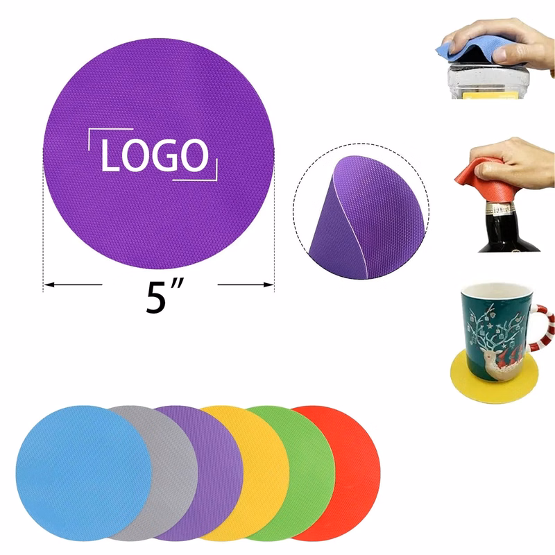 Round rubber jar opener