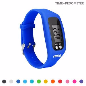 Sports Watch With Pedometer And Adjustable Soft Bracelet Band