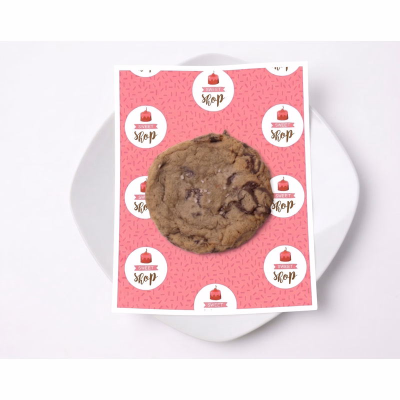 Full Color 1-Sided Food Safe Paper (8" x 10")