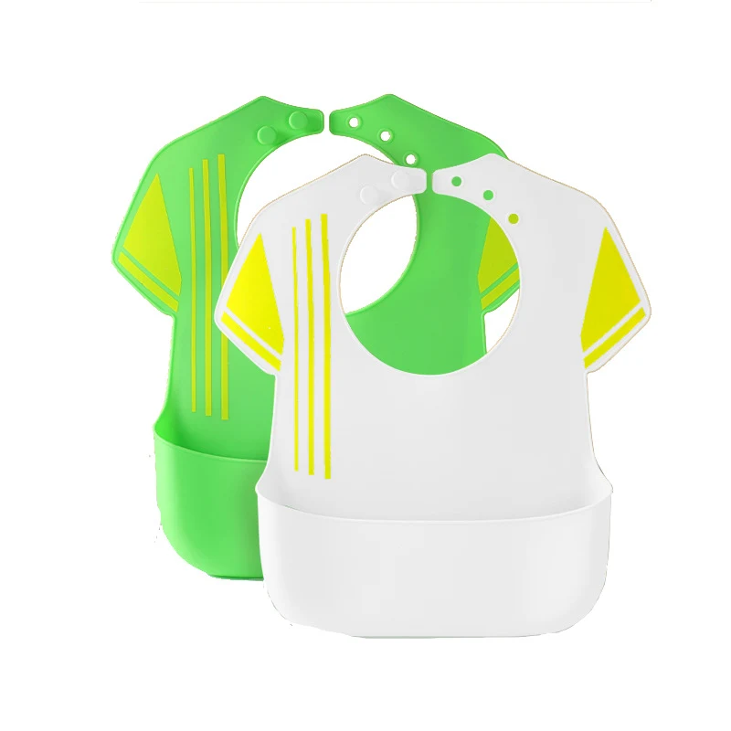Silicone Football Jersey Baby Bib 1