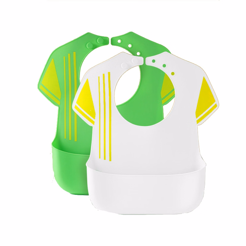 Silicone Football Jersey Baby Bib