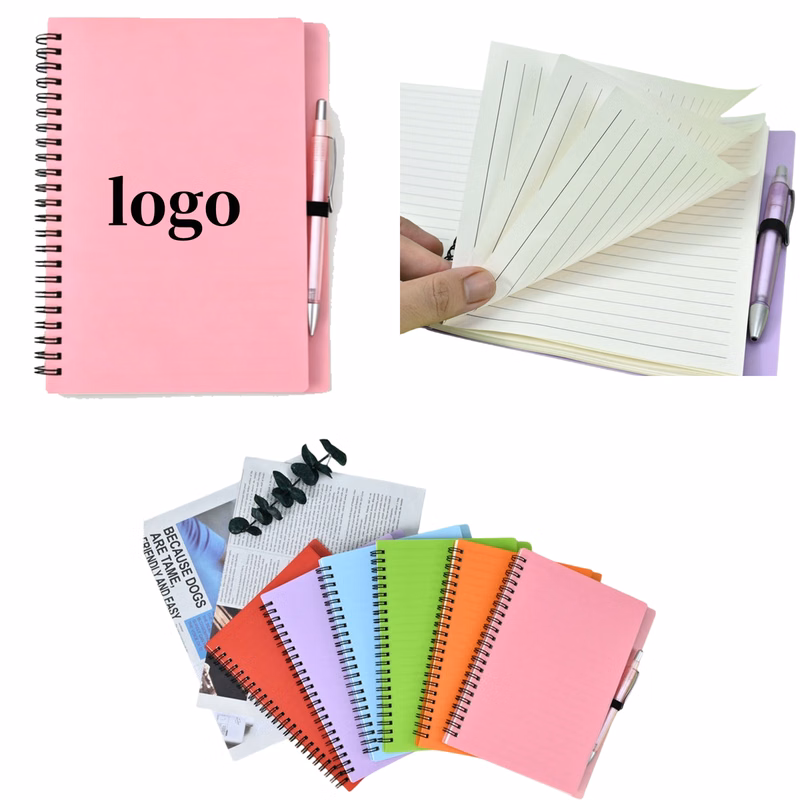 Custom Logo Spiral Bound Notebook With Pen