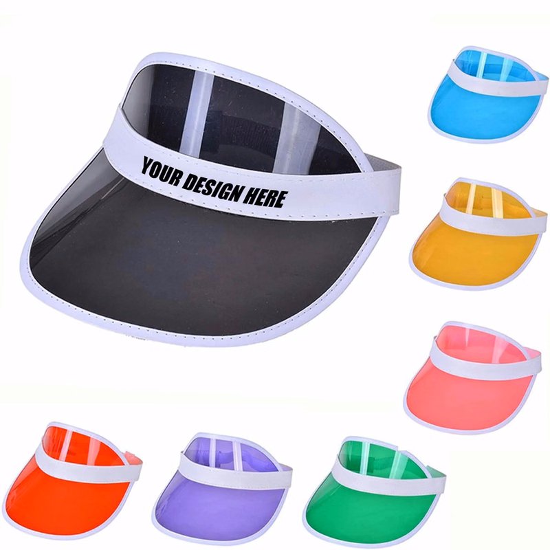 Translucent PVC UV Sun Visor Hat