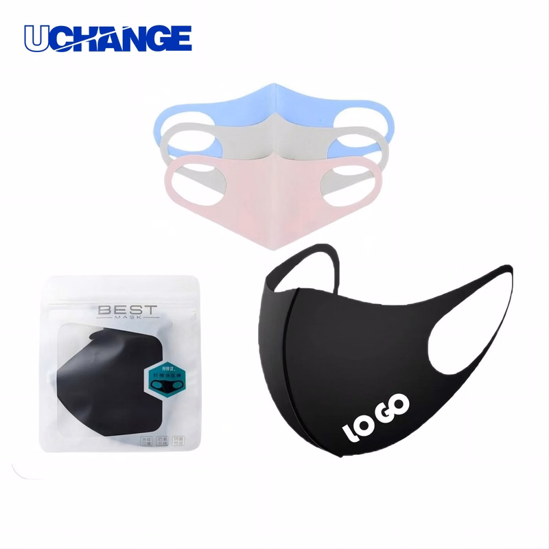 Ice Silk Knitted Dust Face Mask Cover