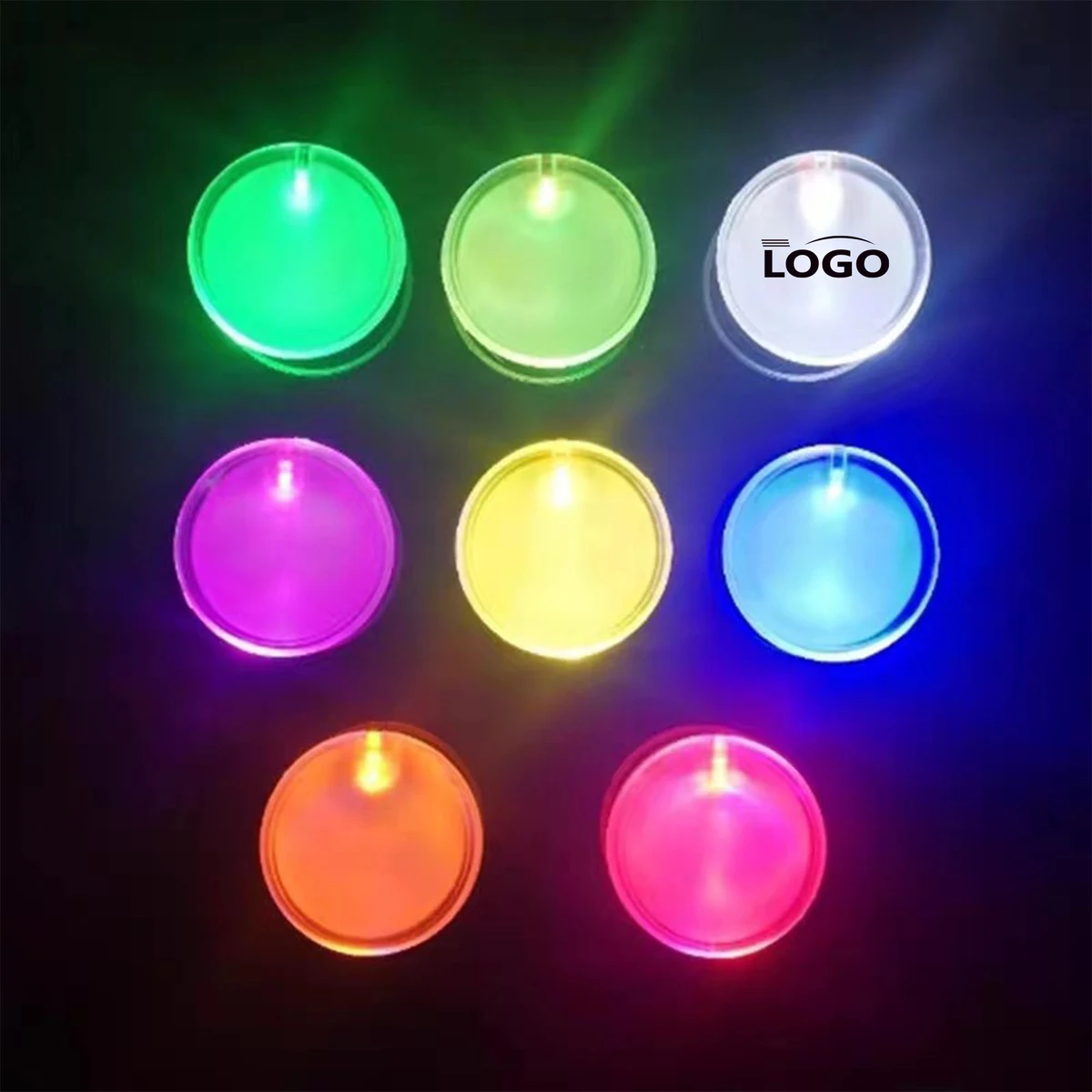 Flashing LED Promotional Pin Badge 1