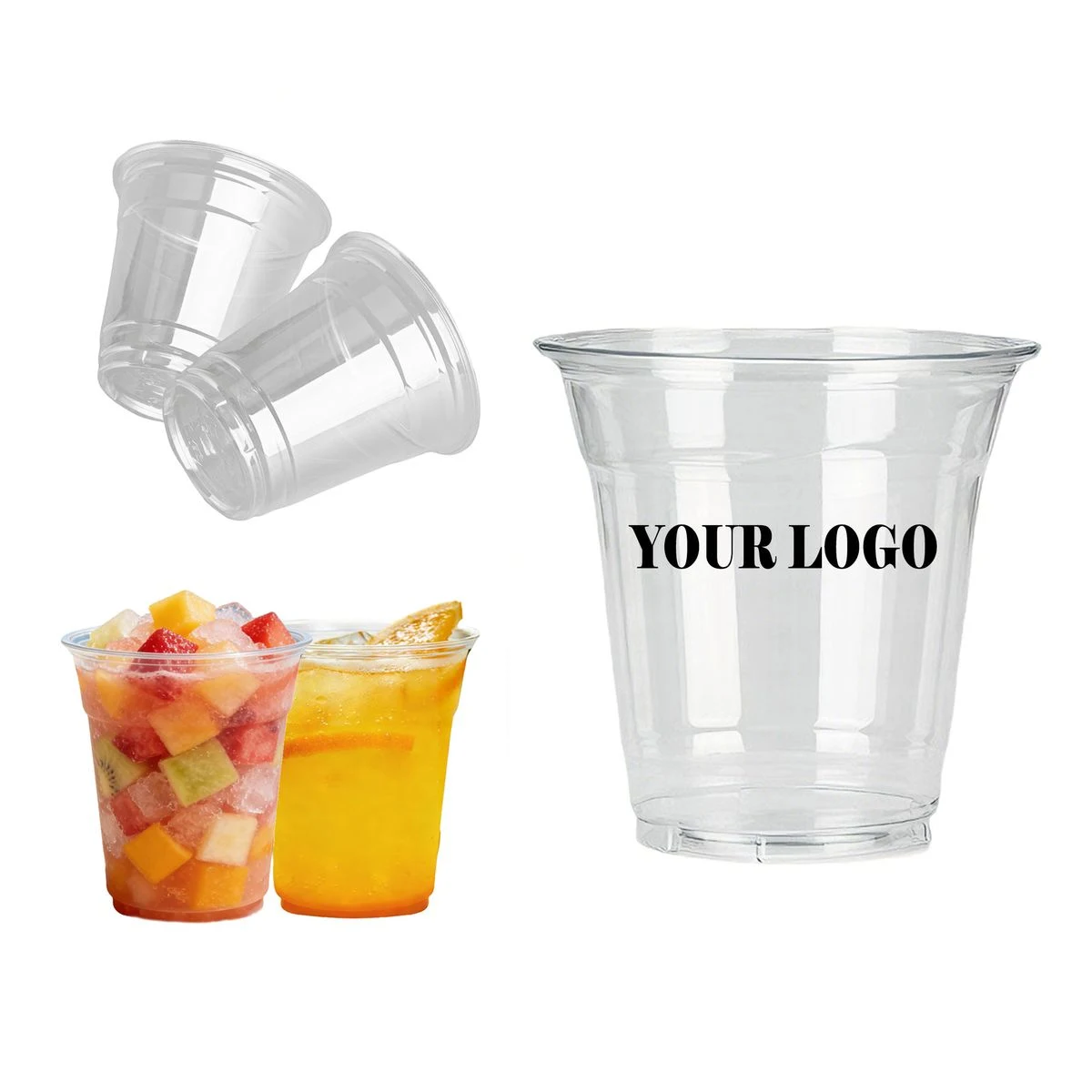 12 oz Premium Food Grade Clear PET Cup 1