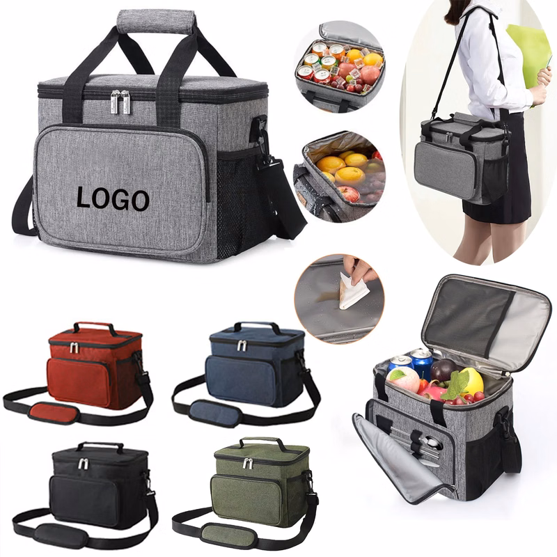 Portable Insulated Thermal Bag for Food and Drinks