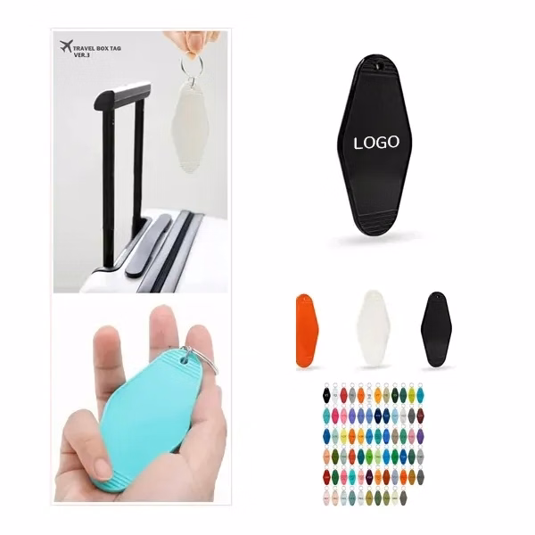Diamond-Shaped Plastic Motel Key Tag