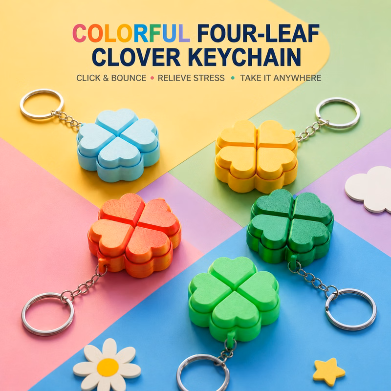 PLA Four-Leaf Clover Pendant