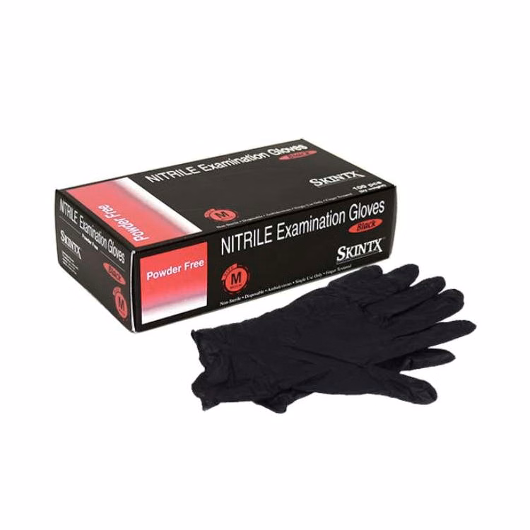 Nitrile Examination Gloves - Black 2XL