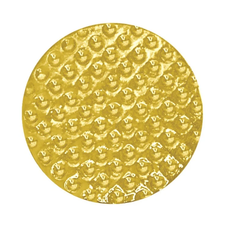 Golf Ball Bright Gold Chenille Lapel Pin 1