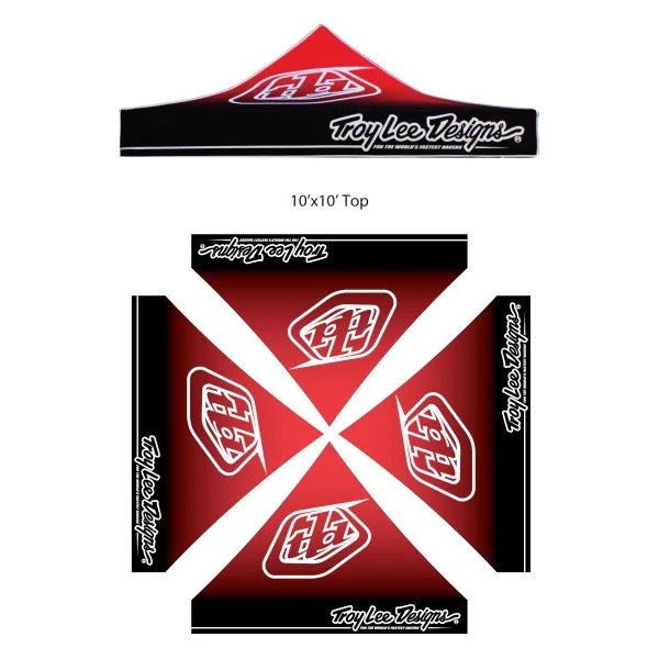10x10 Printed Canopy Tent Top 1
