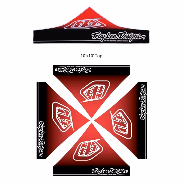 10x10 Printed Canopy Tent Top