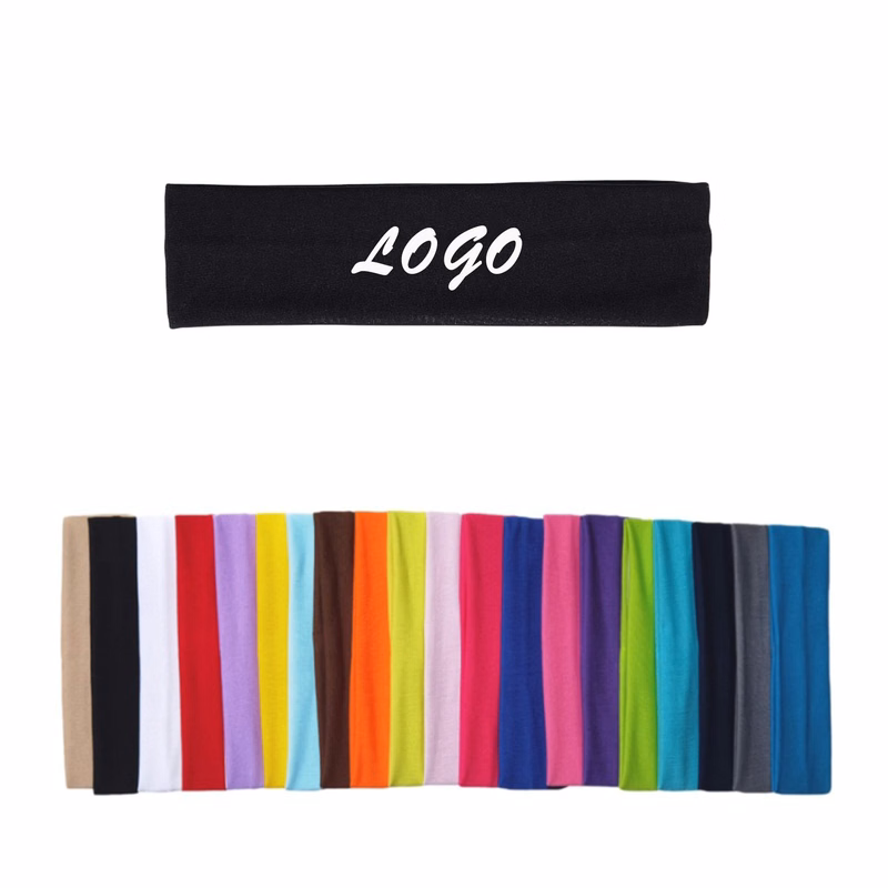 High-Stretch Wide Band Gym Sport Headband