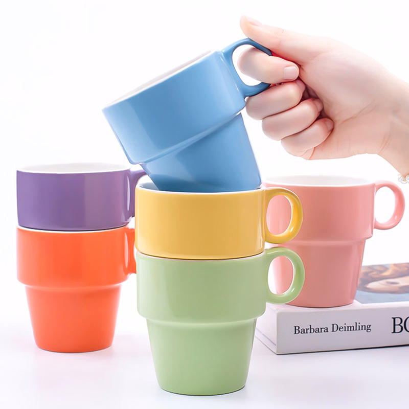 9 Oz. Porcelain Stackable Mug