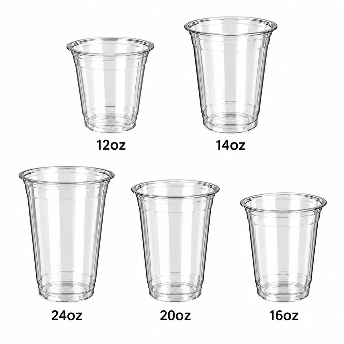 Clear PET Cold Cup 1