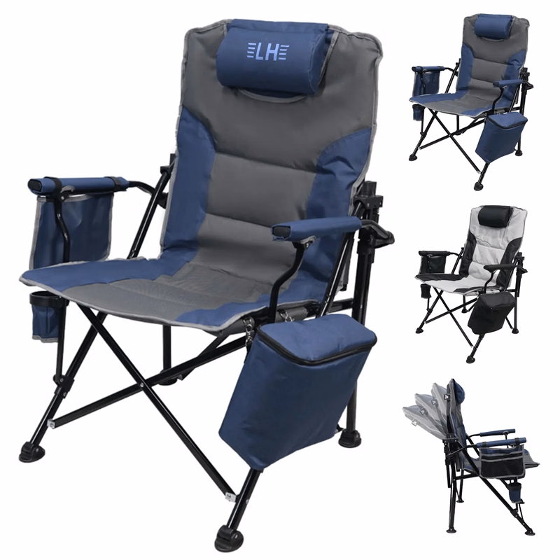Adjustable Relaxation Deluxe Reclining Camping Chair