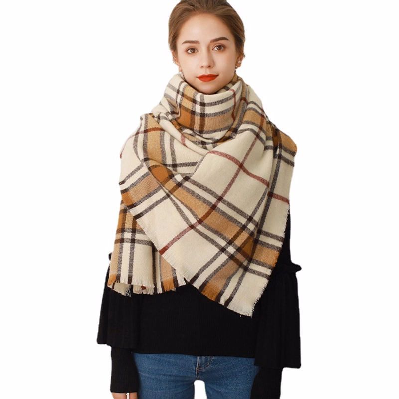 Plaid Scarf Shawl