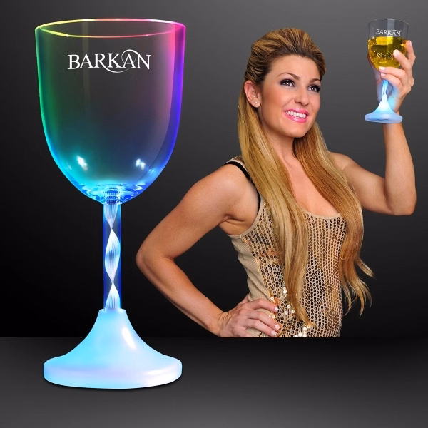 Spiral stem cocktail glasses - wine