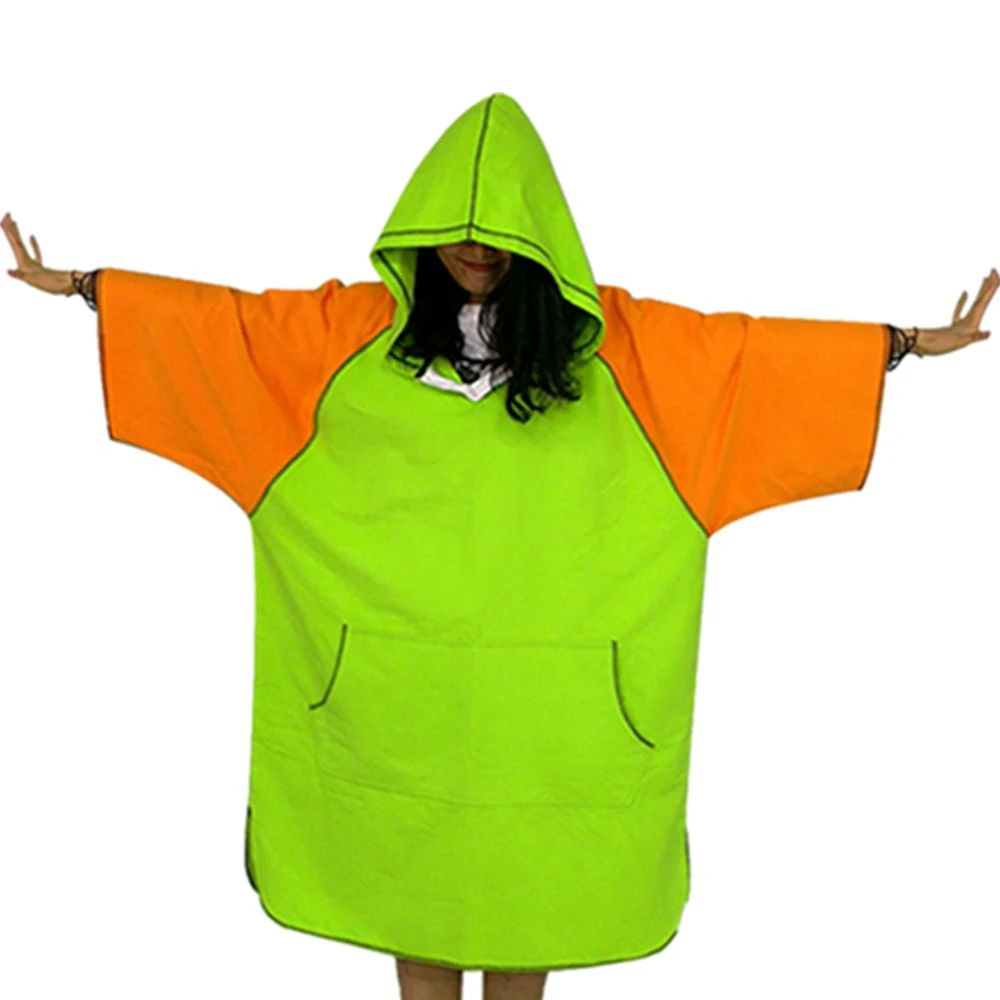 Beach Hooded Towel Changing Bath Robe 1