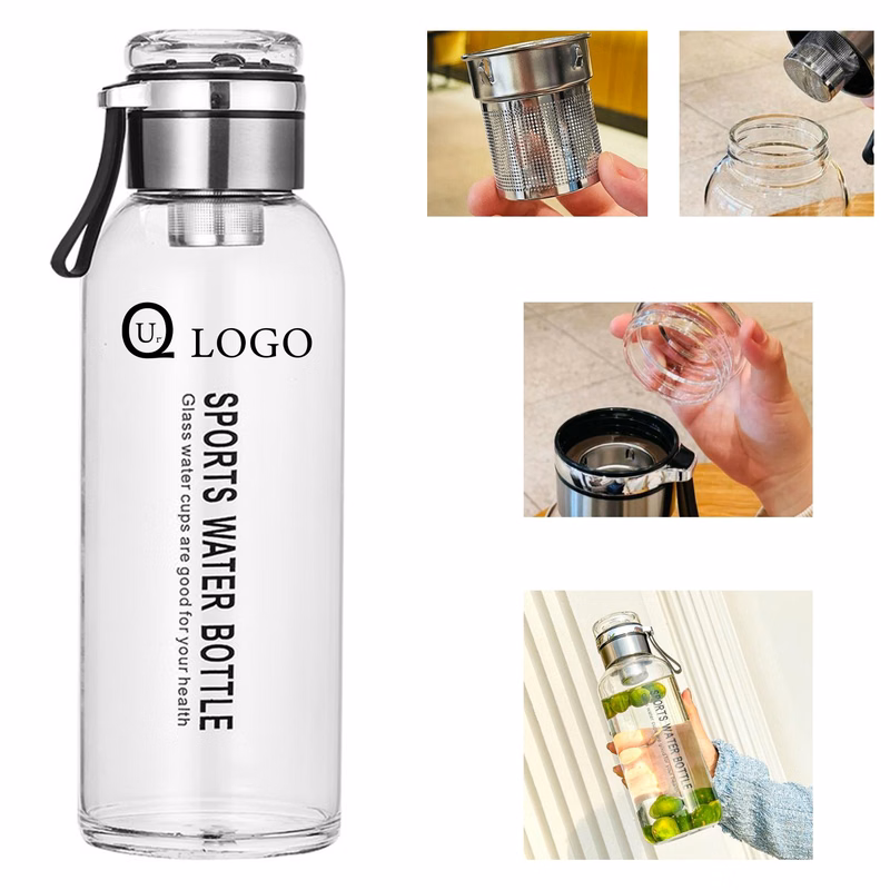 32 Oz Sport Glass Water Bottle