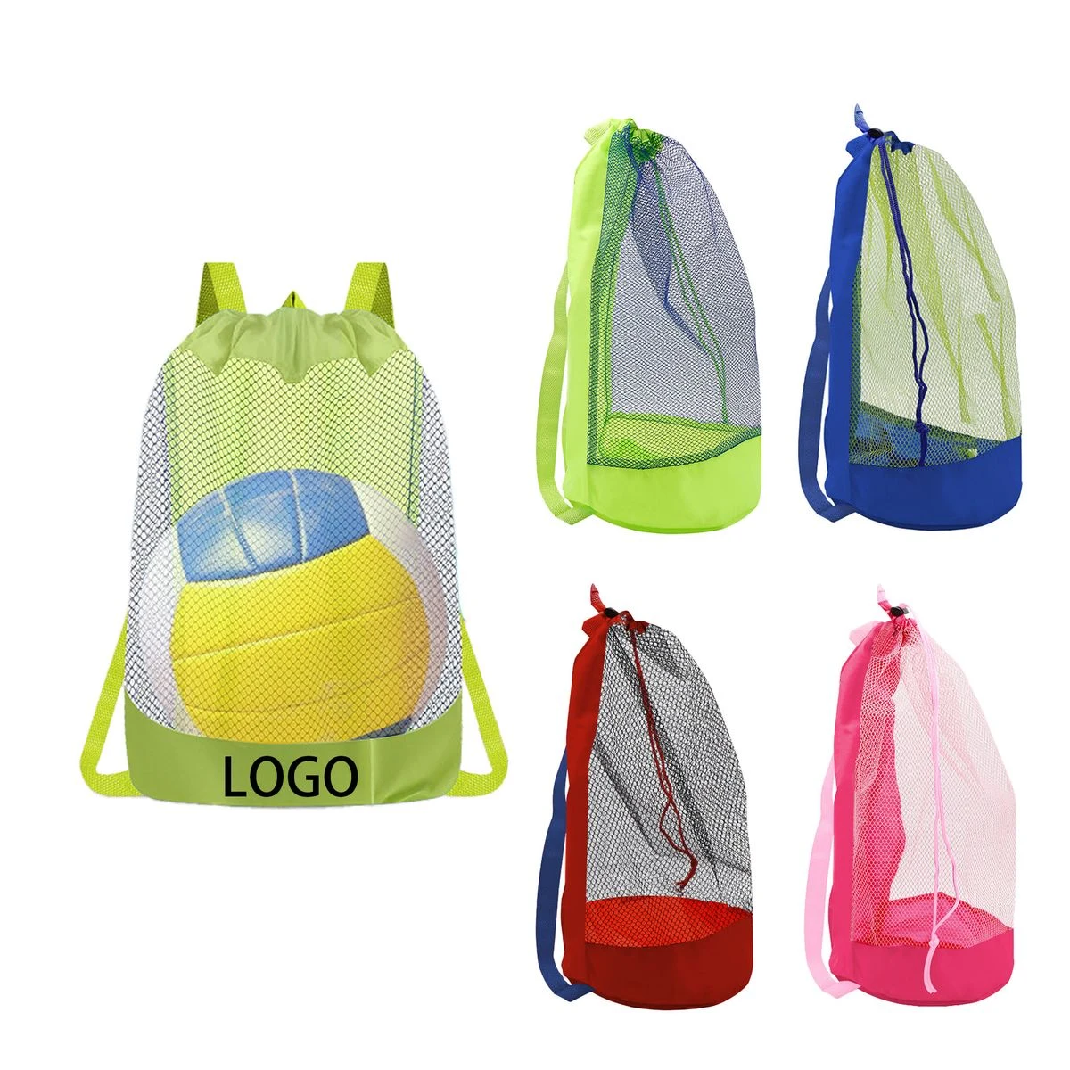 Quick Dry Mesh Drawstring Sack For Outdoor Toys 1