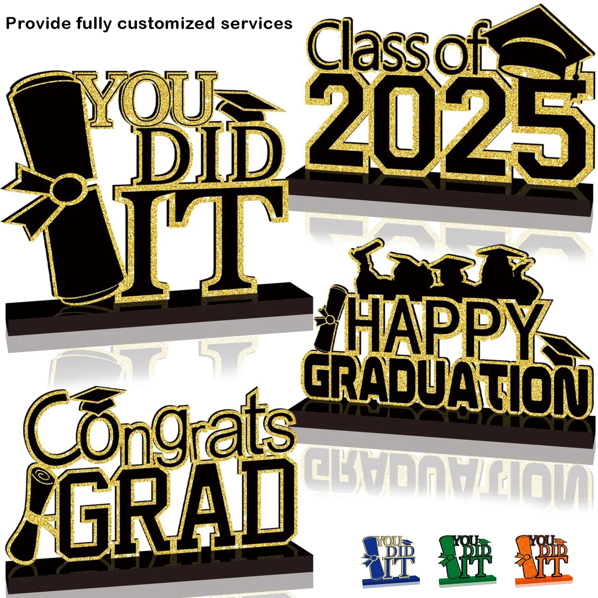 Custom 2025 Graduation Tabletop Sign 1