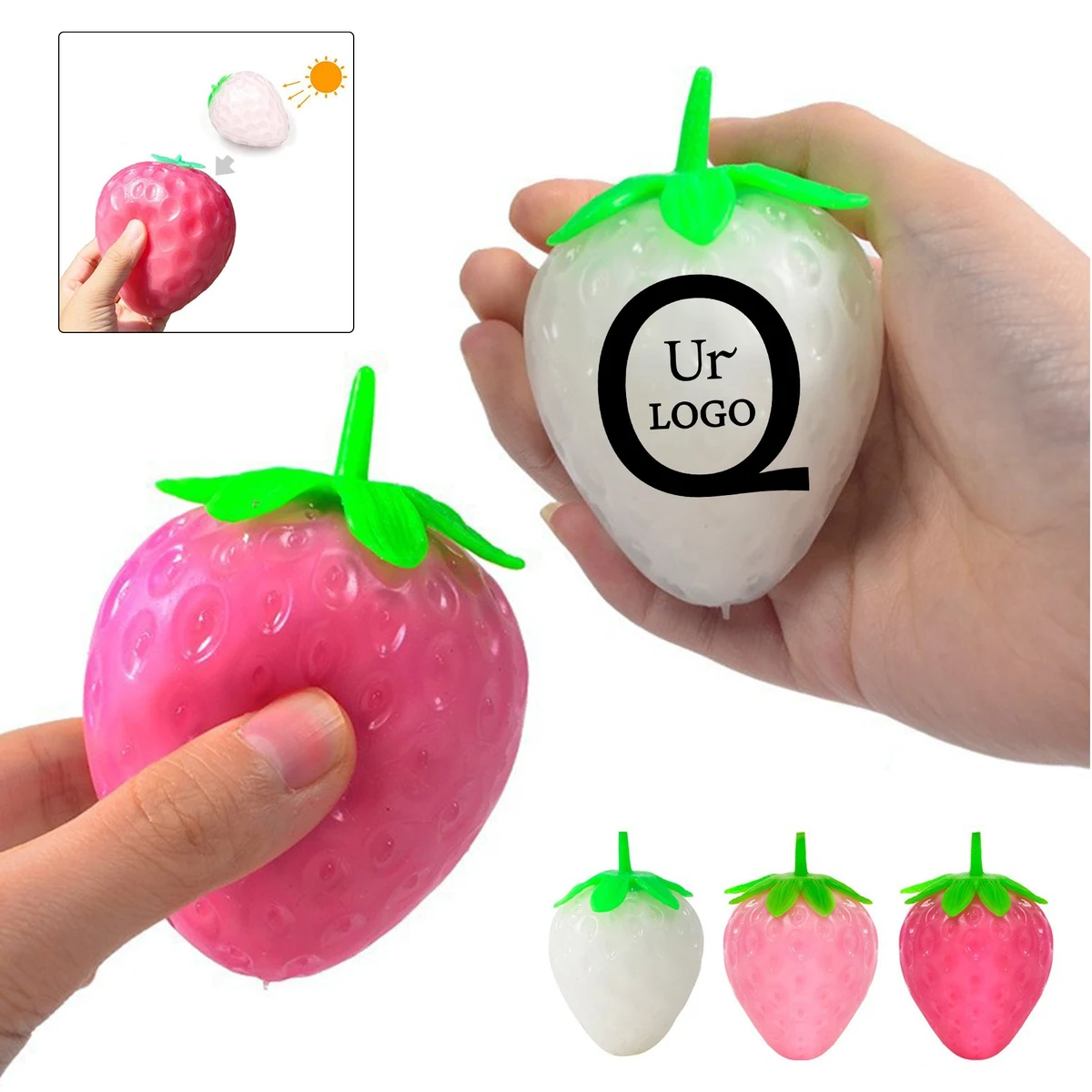 Color-Changing Strawberry Stress Ball 1