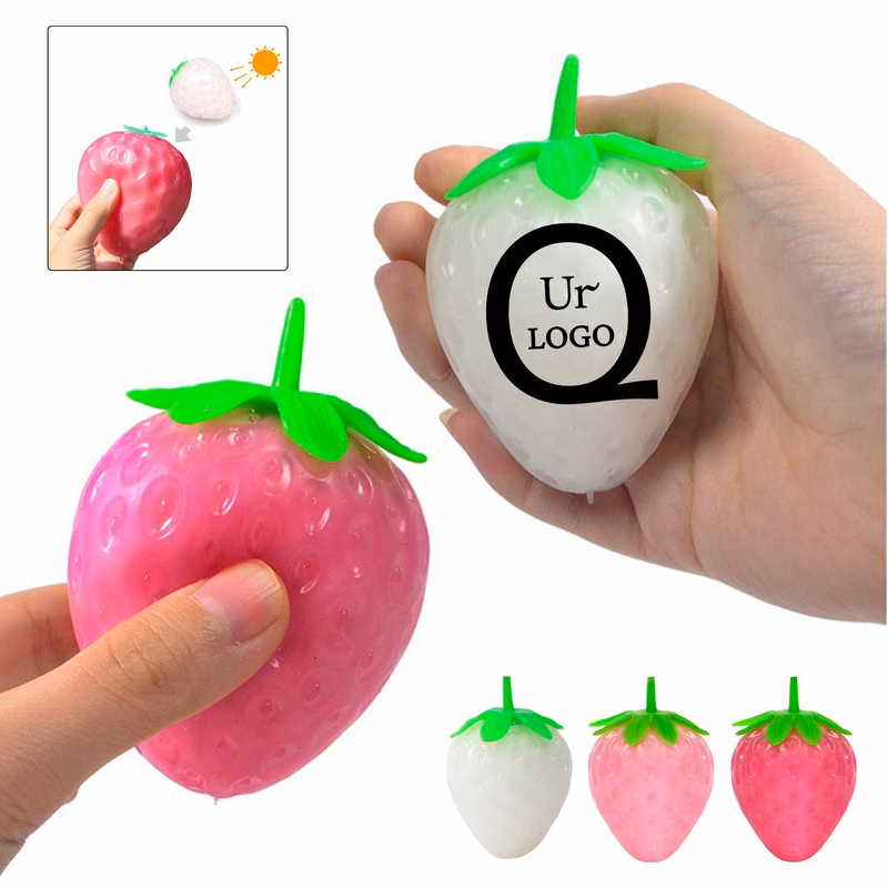 Color-Changing Strawberry Stress Ball