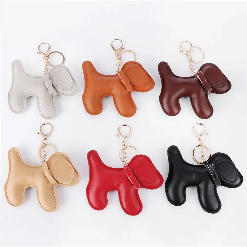 Big Dog PU Leather Bag Charm 1