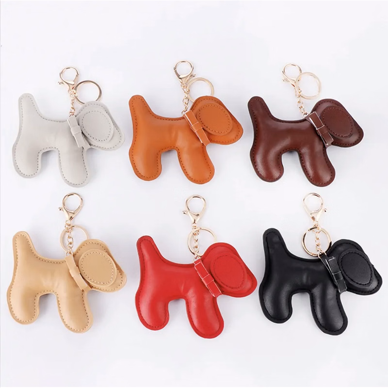 Big Dog PU Leather Bag Charm