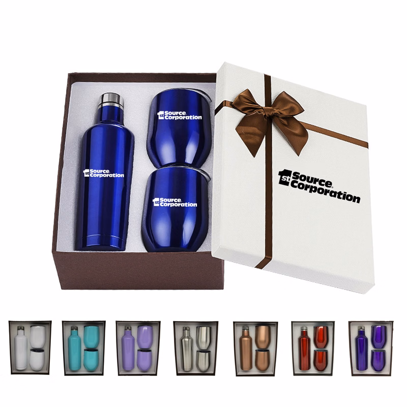 Excellent gift insulated wine growler and tumblers