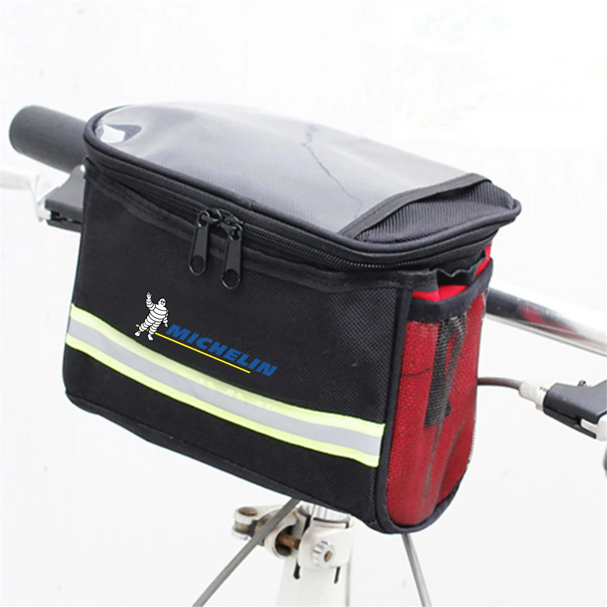 Bicycle Saddle Bag With Reflective Stripe 1