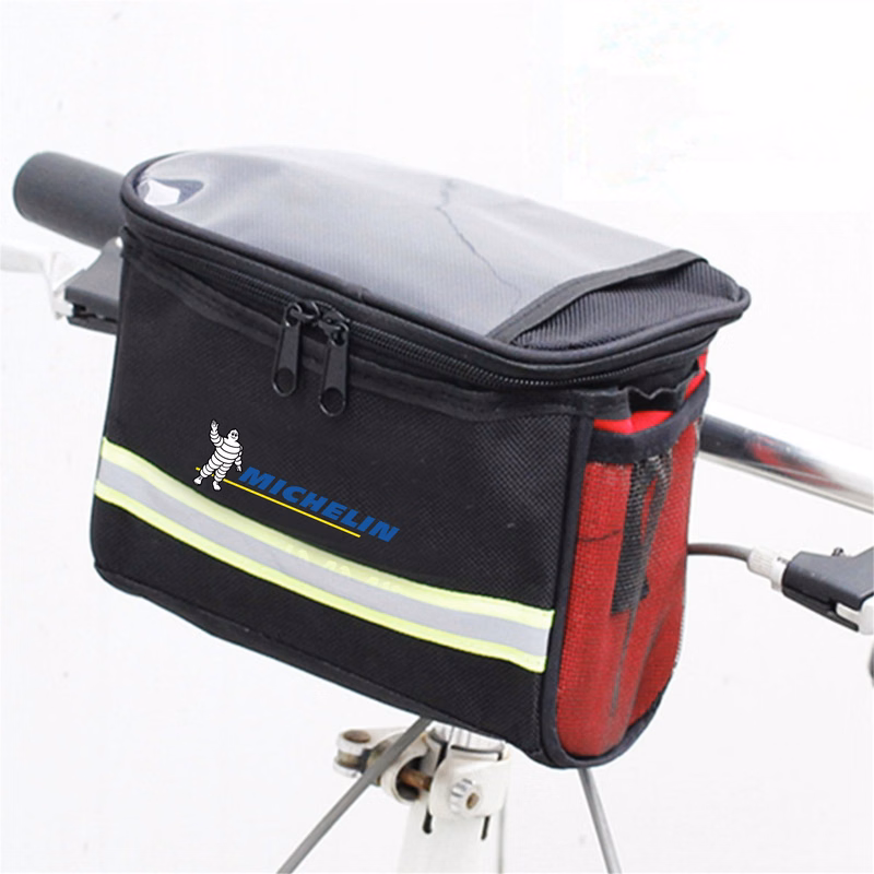 Bicycle Saddle Bag With Reflective Stripe
