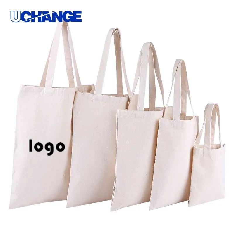 Digital Printed Reusable Canvas Bag Eco Shopping Carry, custom tote bag with logo imprint 1