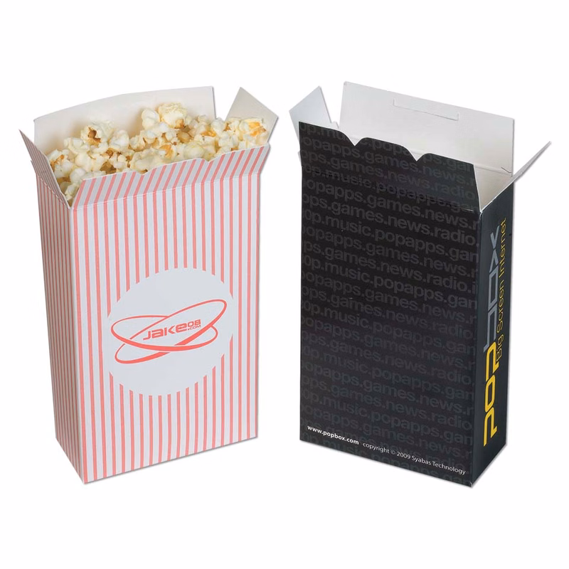 4 1/2" x 2" x 7" - Popcorn Box