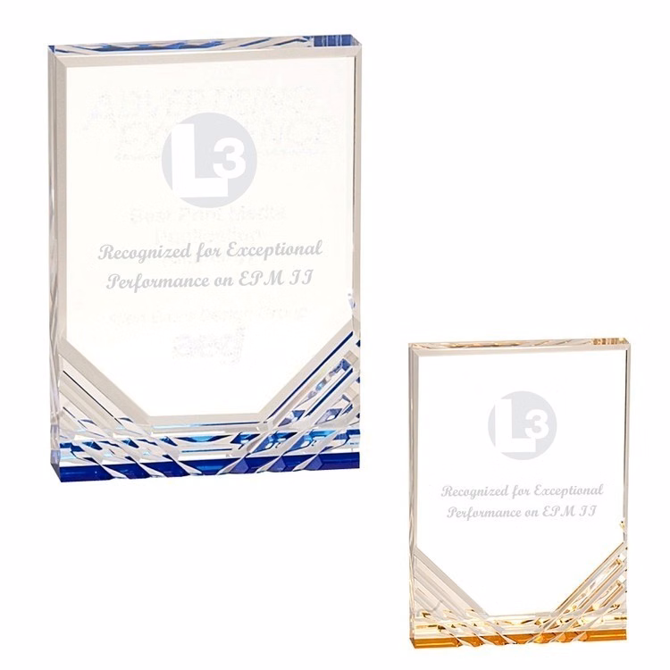5" x 7" Jewel Mirage Acrylic Awards (Large)