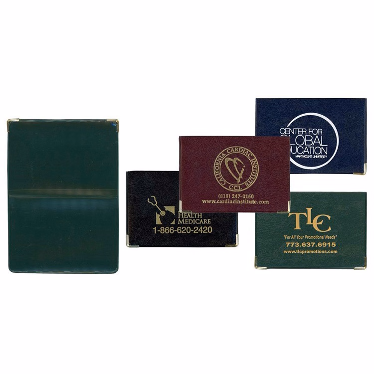 Castillion Vinyl Card Case with Metal Corners