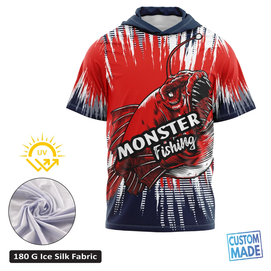 Unisex & Kids' Sublimation 180G Ice-Silk Interlock UPF 50+ 1