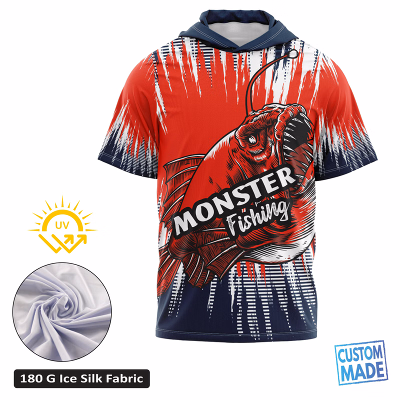 Unisex & Kids' Sublimation 180G Ice-Silk Interlock UPF 50+