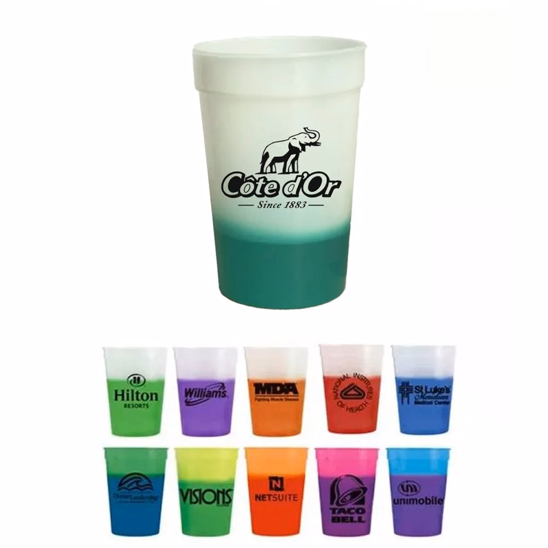 22 Oz Smooth Wall Plastic Stadium Cup