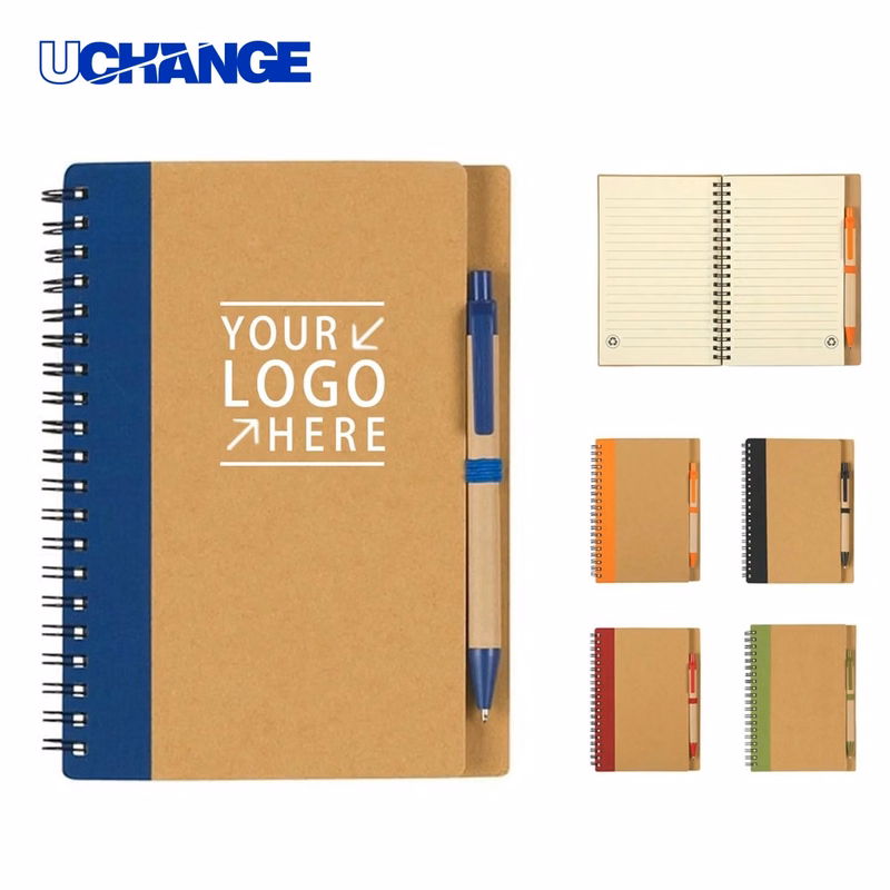 Kraft Paper Spliced Cover Notebook Journal