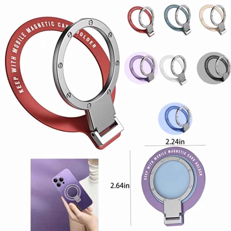 Mobile phone rotating ring holder
