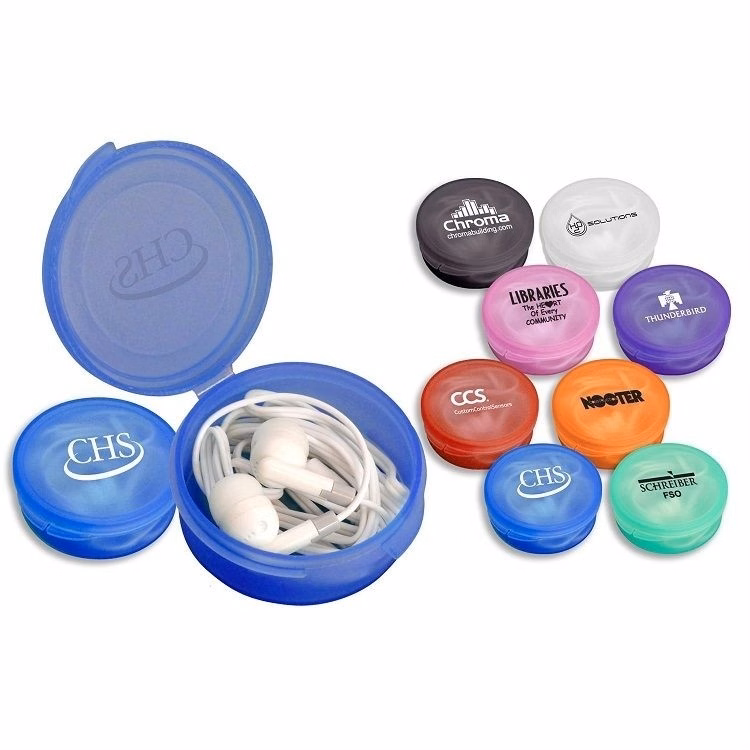 Round Ear Bud Case