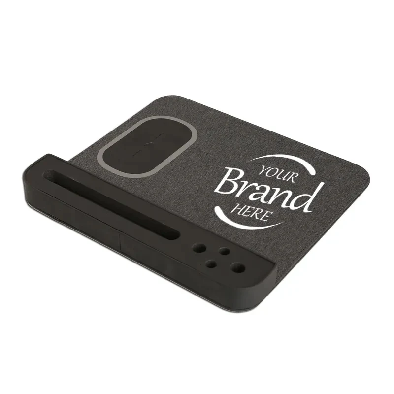 3 In 1 Pu Wireless Charging Mouse Pad 1