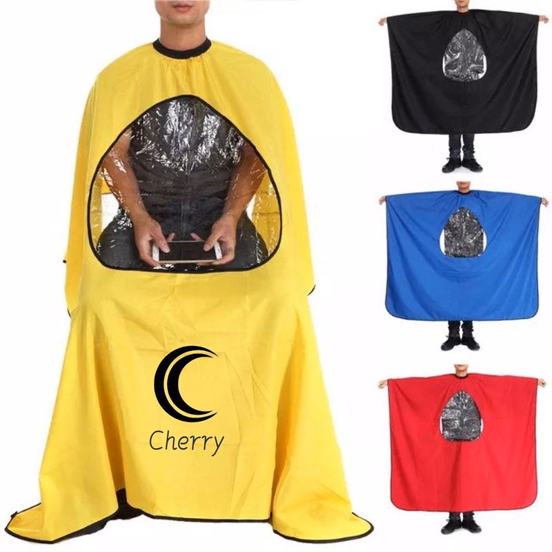 Transparent Window Barber Cape