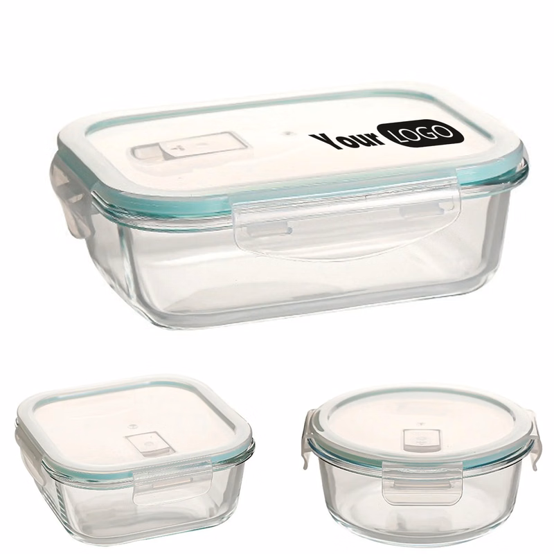 Transparent Glass Lunch Box